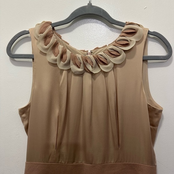 J. Crew Collection Cream Sheath Dress Silk/Wool Blend Sz 6 - Picture 2 of 5